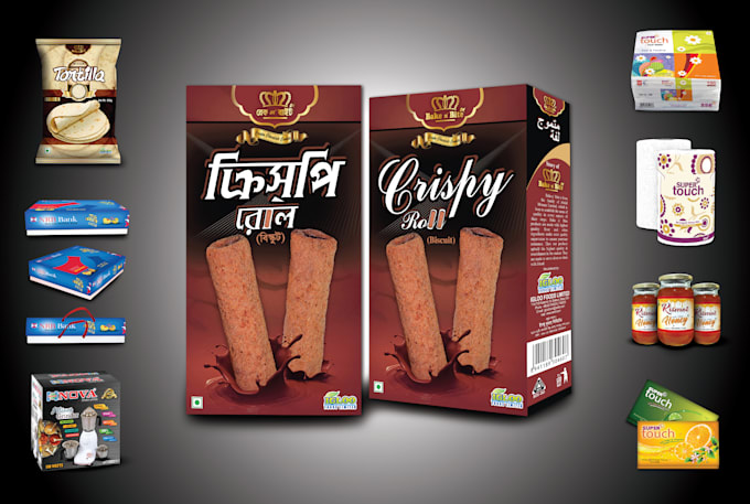 design product packaging and label for your brand