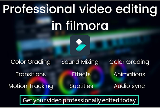 do video editing in filmora