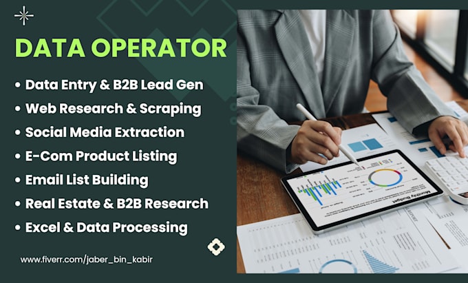 be your remote worker, data operator and virtual worker