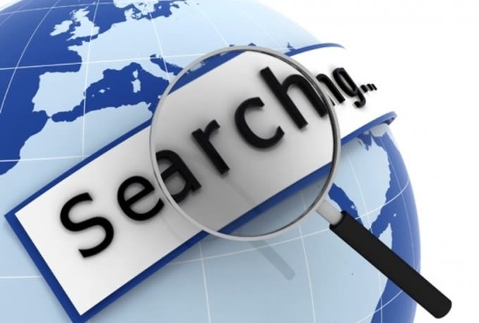 do research on the web about any topic