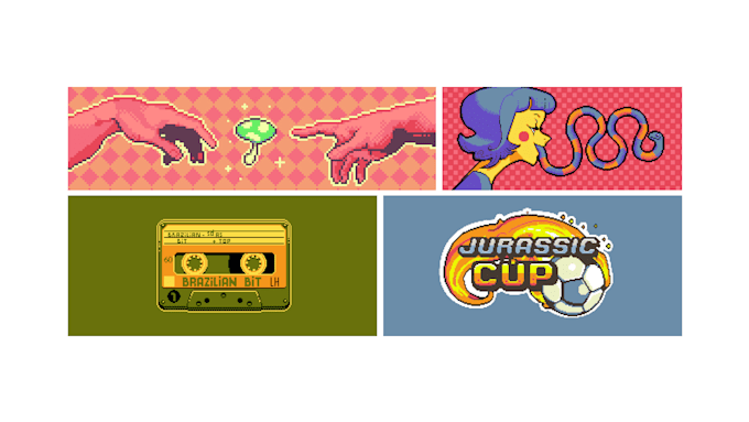 create pixel art ilustrations and gifs for you