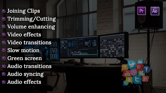 do professional video editing
