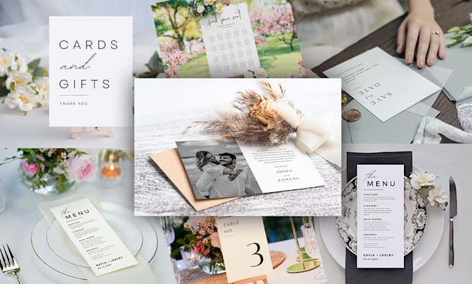 design wedding invitation card or card package