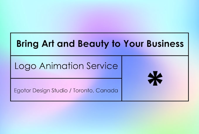 design branded logo motion within 24 hours