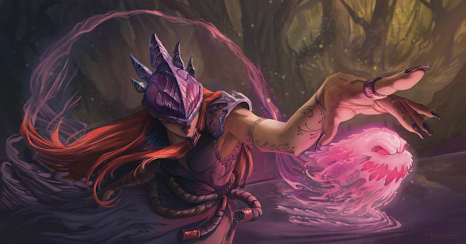 paint your characters as league of legends splash art
