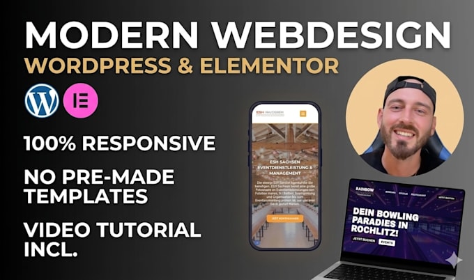 design a high converting elementor pro website optimized for SEO and speed