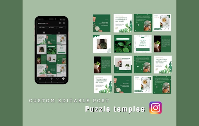 creat eyecatching instagram feed