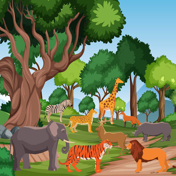 design children story book illustration