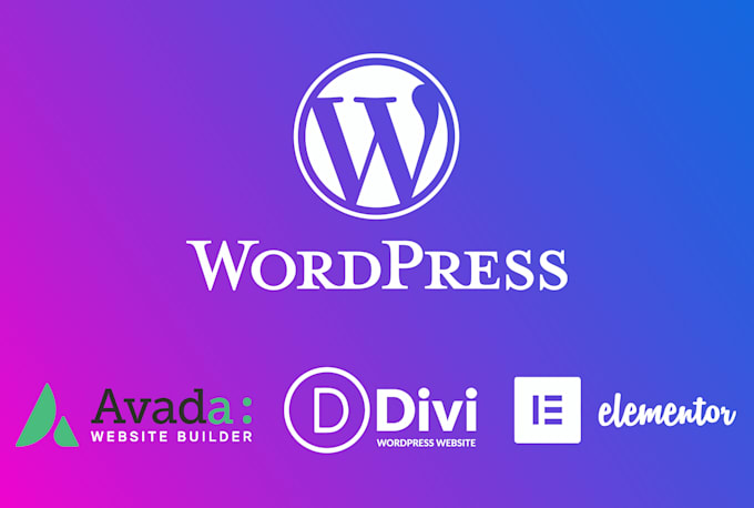 fix, create, customize your wordpress website