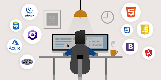 make your full website as full stack web developer