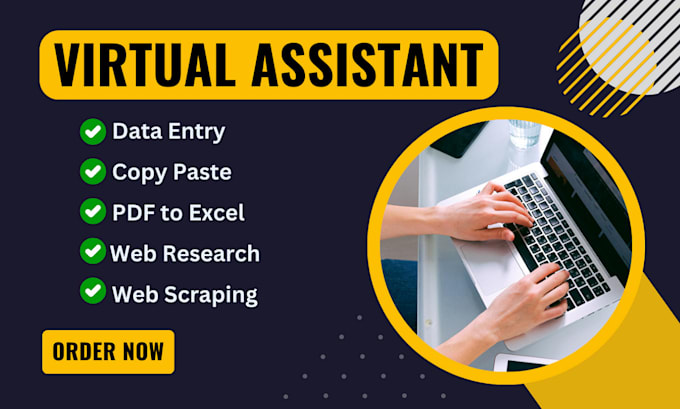 do fast and accurate data entry, copy paste and web research