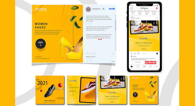 do 20 unique instagram post designs