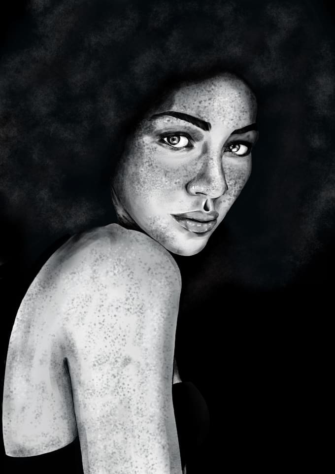 Paint realistic portrait from a photo by Lilith2002 Fiverr