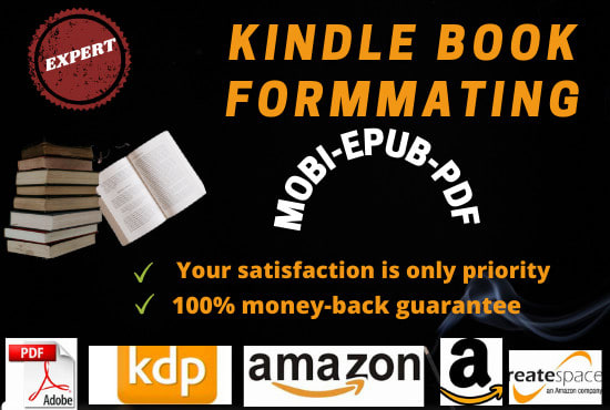 do professional ebook formatting and kindle layout design