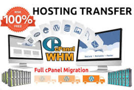Hire a freelancer to migrate copy your entire whm cpanel server cpanel account or reseller account