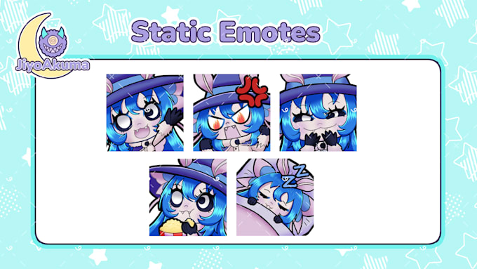 create custom static emotes for you