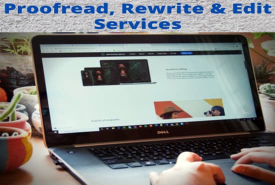 provide expert proofreading and editing services