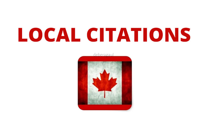 do manual local citation submissions for canada