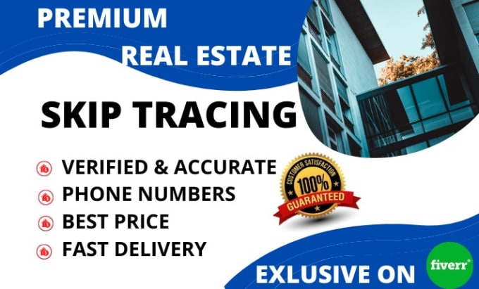 Hire a freelancer to do skip tracing for real estate business