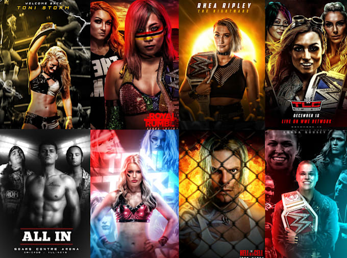 create pro wrestling poster for your promotion