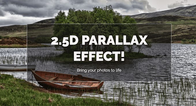 create 3d parallax from your photo