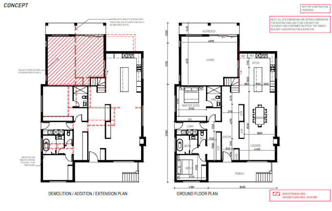 draw architectural house plan to australian standards