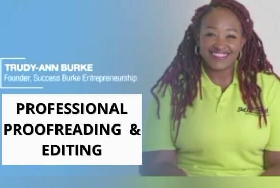 proofread and edit your documents