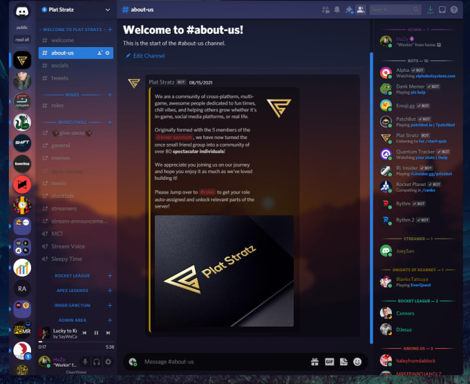 Build a discord server for you by Hazy_myth Fiverr