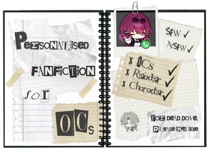 write personalised fics for your ocs