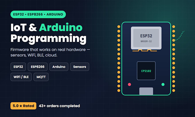 do esp32, esp8266 and arduino programming for your iot project