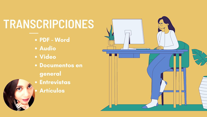 transcripciones word PDF excel