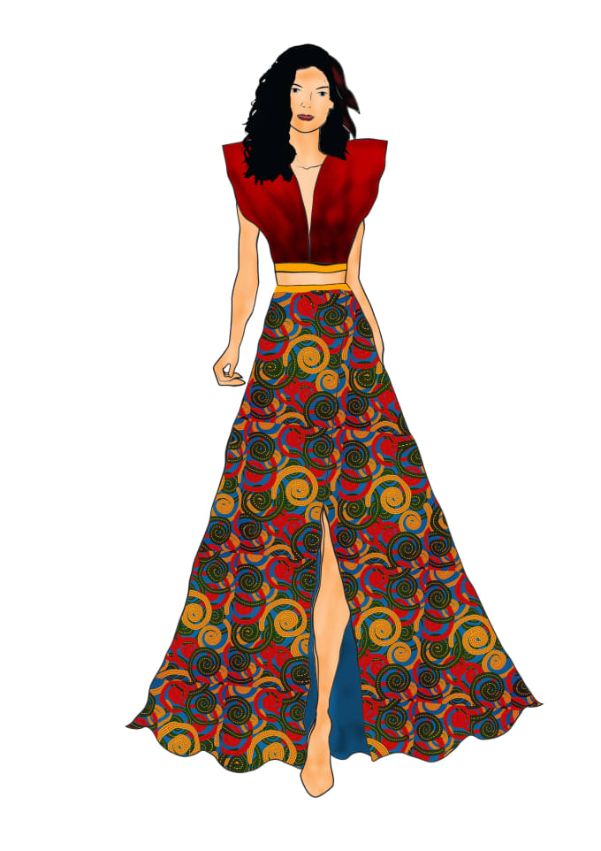 Indo Western Dress Illustration Online - www.festivalrir.com 1695066777
