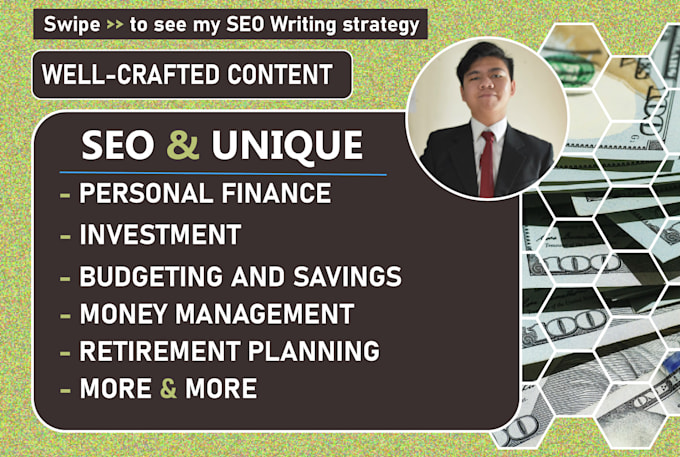 write expert personal finance and investment articles