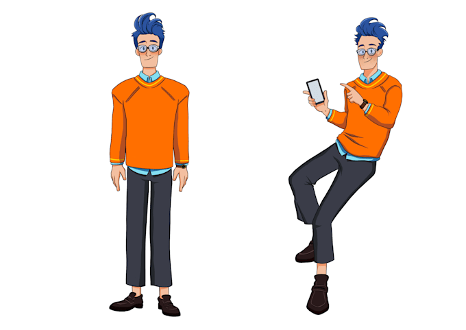 Create character design for commercial uses by Michbrigg | Fiverr