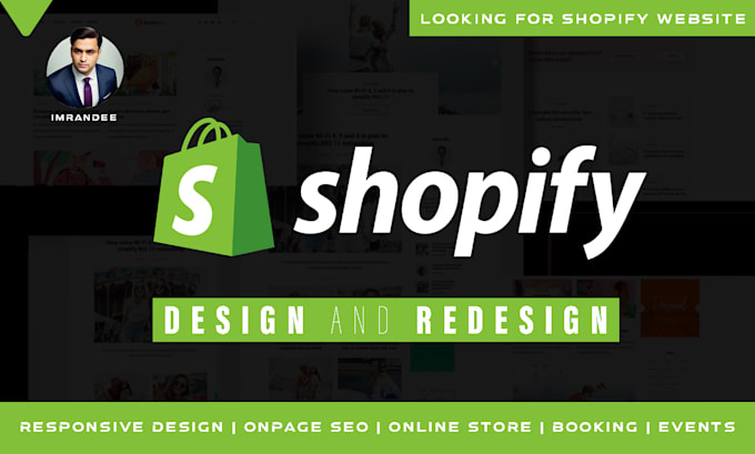 create shopify store or shopify website design