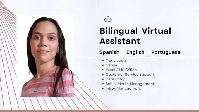 be your full time bilingual virtual assistant