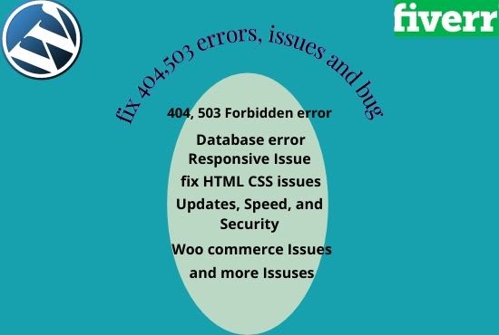 fix 404,503 errors, issues and bug
