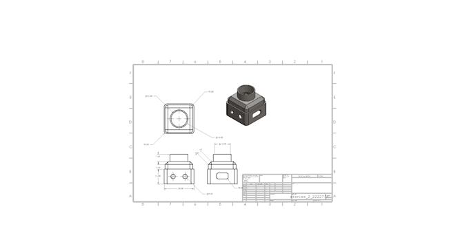 draw your autocad, solidworks 2d mechanical drawings and  3d modeling