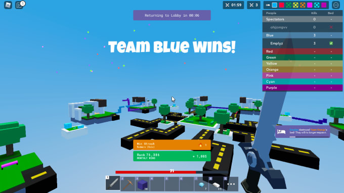 How To Win EVERY GAME In ROBLOX Bedwars 