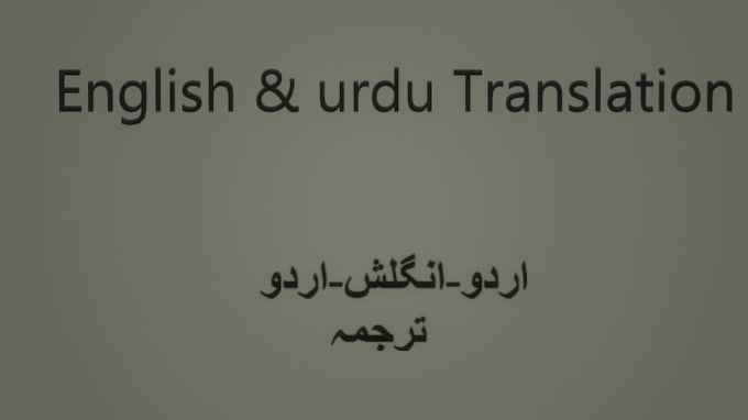 am a professionally all language translation