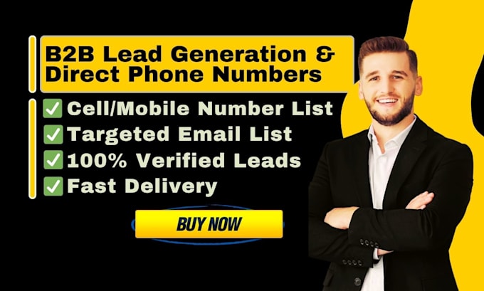 direct phone numbers, mobile numbers and b2b lead generation