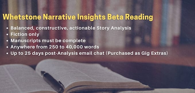 beta read your story and provide analysis
