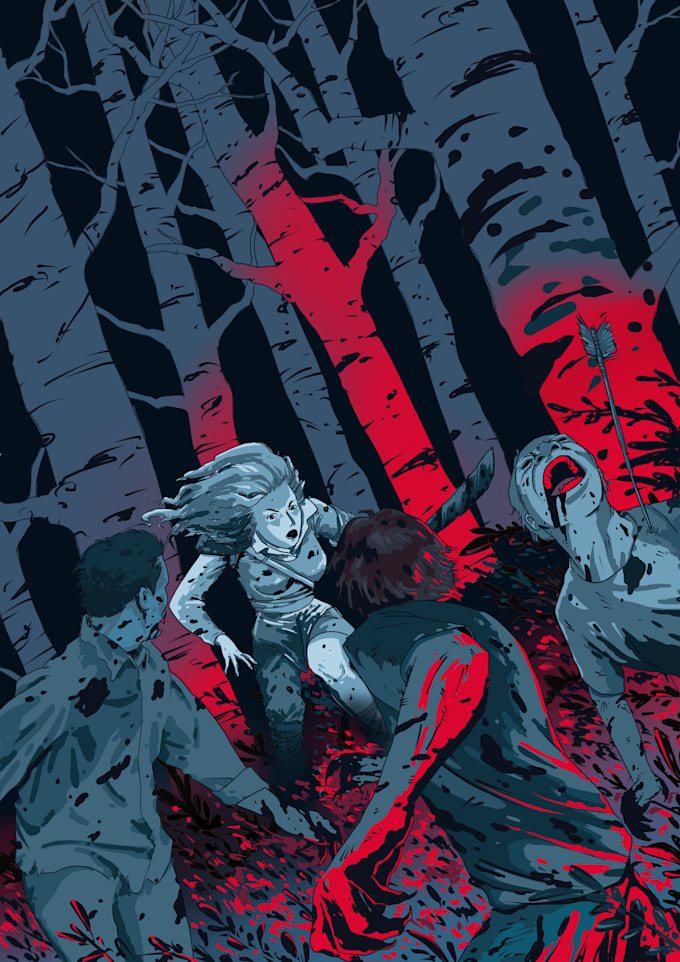 draw horror or monster design