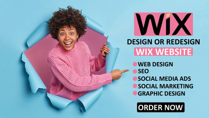 Hire a freelancer to design wix website, build wix website and do wix website redesign