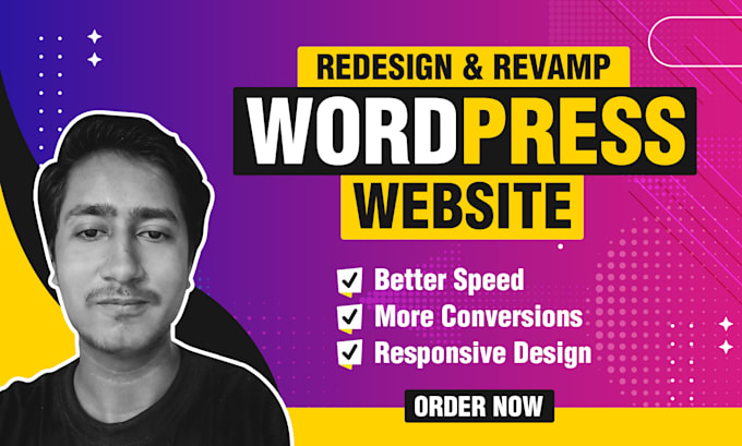 revamp or redesign wordpress website