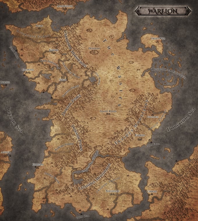 Create a world map for your dnd game by Henryharvey210  Fiverr