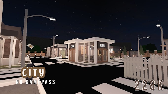build a bloxburg city
