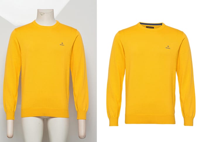 do clothing ghost mannequin neck joint dummy remove serves