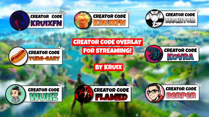 fortnite creator code overlay fortnite creator code overlay