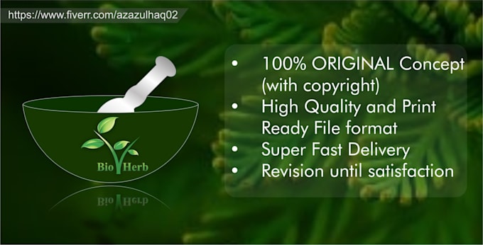 create beautiful green natural eco environment or herb logo for your company